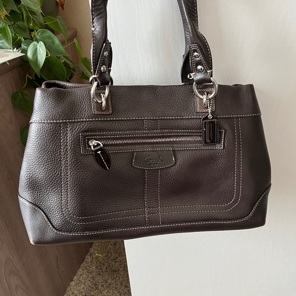Coach Brown Leather Handbag